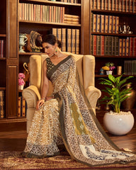 Ruhaniyat Tussar Cotton Saree