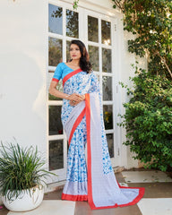 Mehak Tussar Cotton Saree